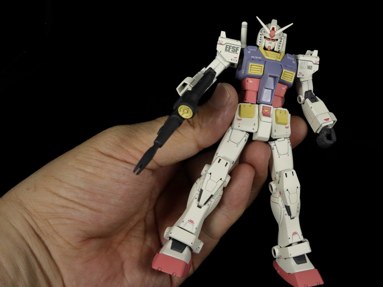 HG 1/144 RX-78-02 ガンダム(GUNDAM THE ORIGIN版)(全塗装) - のるすけ 